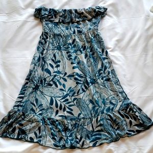 Maitai strapless floral dress- S